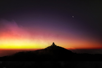 《夕月蓬莱阁》