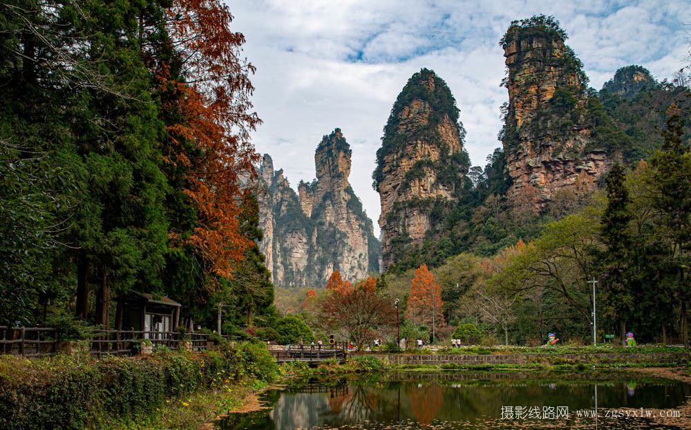 张家界初冬风光