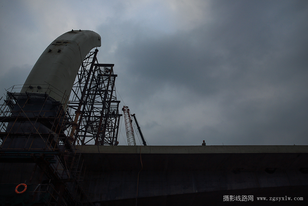 澧水张家界红壁岩大桥建设