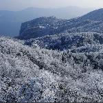 天门山雪