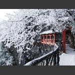 天门山雪景3--鬼谷栈道