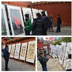 2014元宵节-观书画展的市民