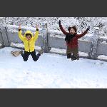 天门山赏雪