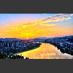 庸城晚霞