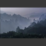 晨辉-天子山大观台