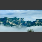 天门山云海