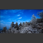 雪后蓝天