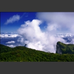 云涌天门山