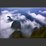 天门山云海