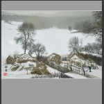 雪后农家