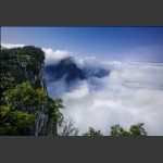 天门山云海