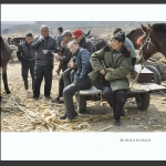 骡马交易市场的农民们