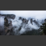 水墨峰林