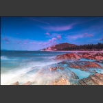 海边晨景