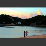非沙湾海滩晨光