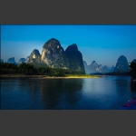 桂林印象--元宝山晨景