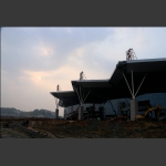 建设中的新候机厅