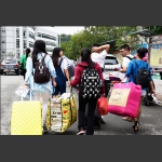 张家界学院迎新生