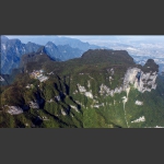 航拍天门仙山