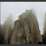 雾罩山峰