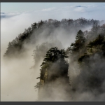 烟雨天子山