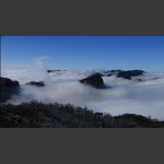 雪后开晴云潮涌