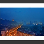天门夜景
