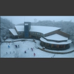 雪景中的李娜别墅