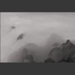 水墨天门山