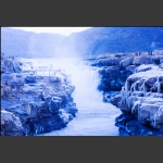 1.壶口瀑布，冰天雪地