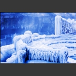 4.壶口瀑布，冰天雪地