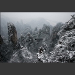 黄石寨冬雪