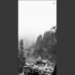 山深雪意