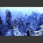 黄石寨·白雪面纱