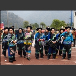 矮寨的苗族大姐们