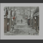 雪中棚户人家