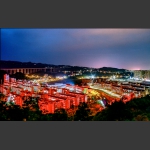 张家界新航院夜景