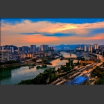 小城夕照