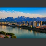 小城夕照