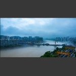 雾中的澧水大桥
