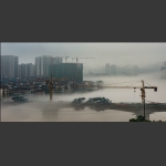 雾中的澧水大桥