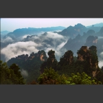 雨后放晴黄石寨