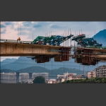 在建大桥风采