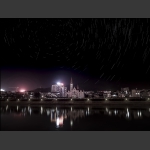 星轨--张家界夜景