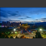 张家界技校夜景