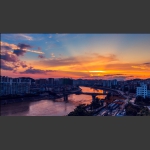 建设中的澧水桥