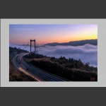 张花澧水大桥的早晨