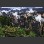 《圣境奇峰》