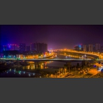通车前夜的新路桥