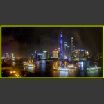 夜拍上海黄埔江（接片）